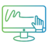 touch screen kiosk icon